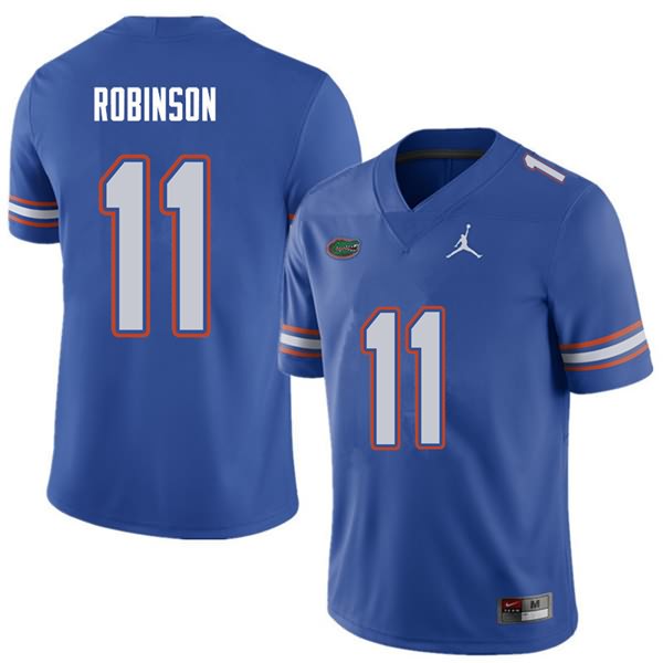 Men's NCAA Florida Gators Demarcus Robinson #11 Stitched Authentic Jordan Brand Royal College Football Jersey UPR4565PQ